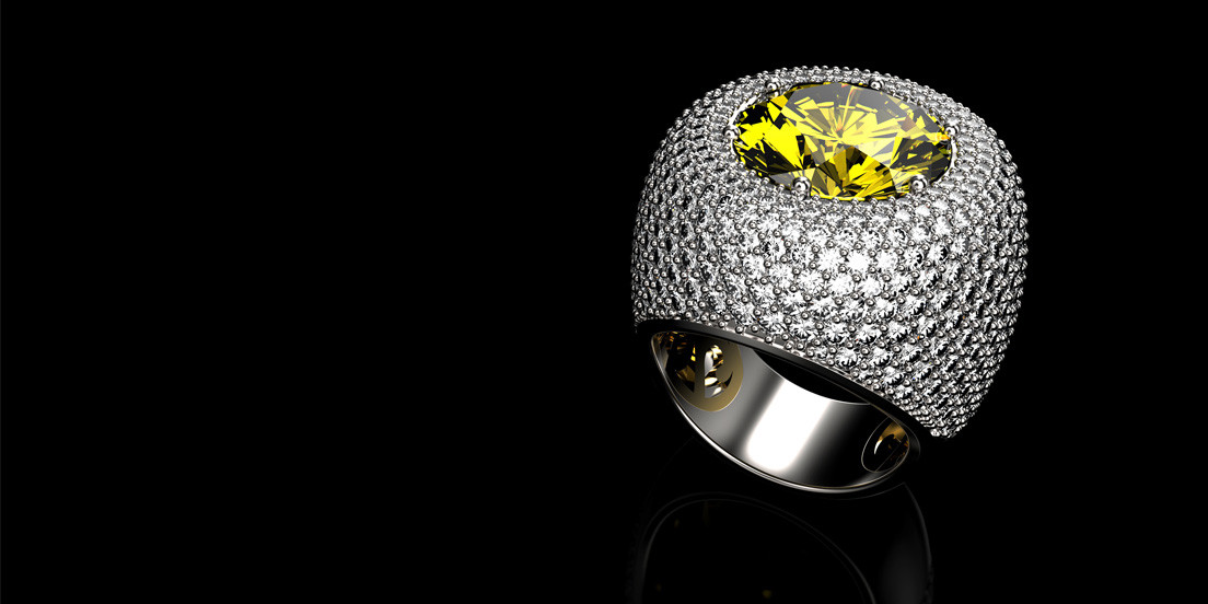 A pavé made with diamonds: that’s how you create a luxury pattern